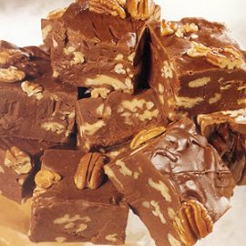 Chocolate Pecan Fudge 1 lb Gift Box