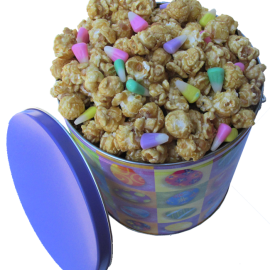 Caramel and Bunny Corn Easter Gift Tin